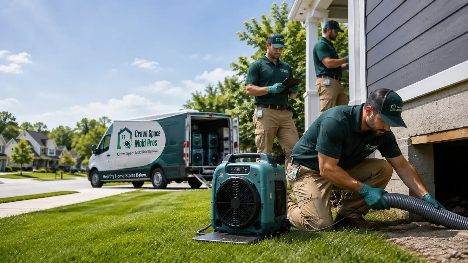 Crawl Space Mold Removal in Edison, OH